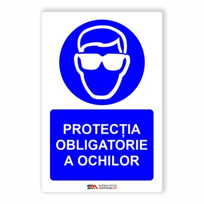 Protectia obligatorie a ochilor - indicator de obligativitate 1302