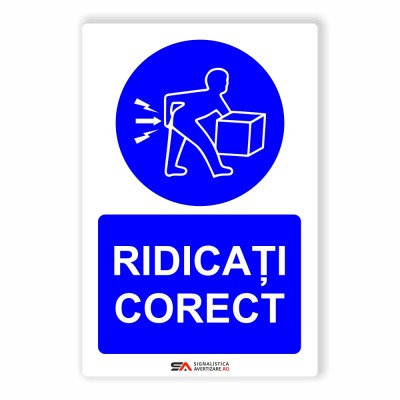 Ridicati corect - indicator de obligativitate 1304