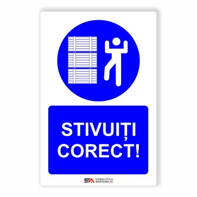 Stivuiti corect - indicator de obligativitate 1281