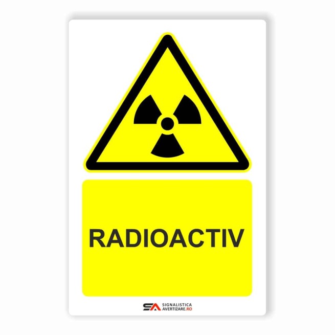 Radioactiv Samad Radioactiv - indicator de avertizare