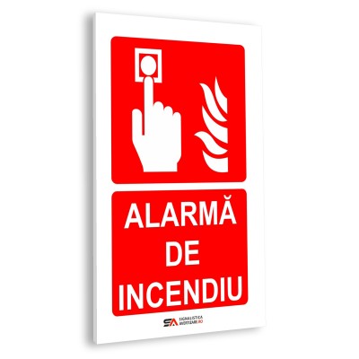 Alarma de incendiu – panou rigid