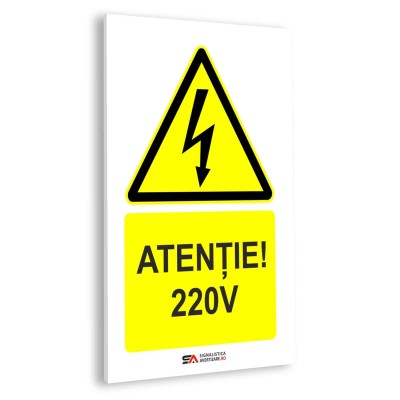 Atentie 220V – panou rigid